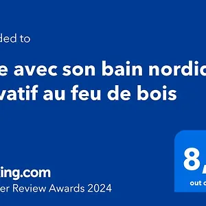 Avec Son Bain Nordique Privatif Au Feu De Bois Hébergement de vacances